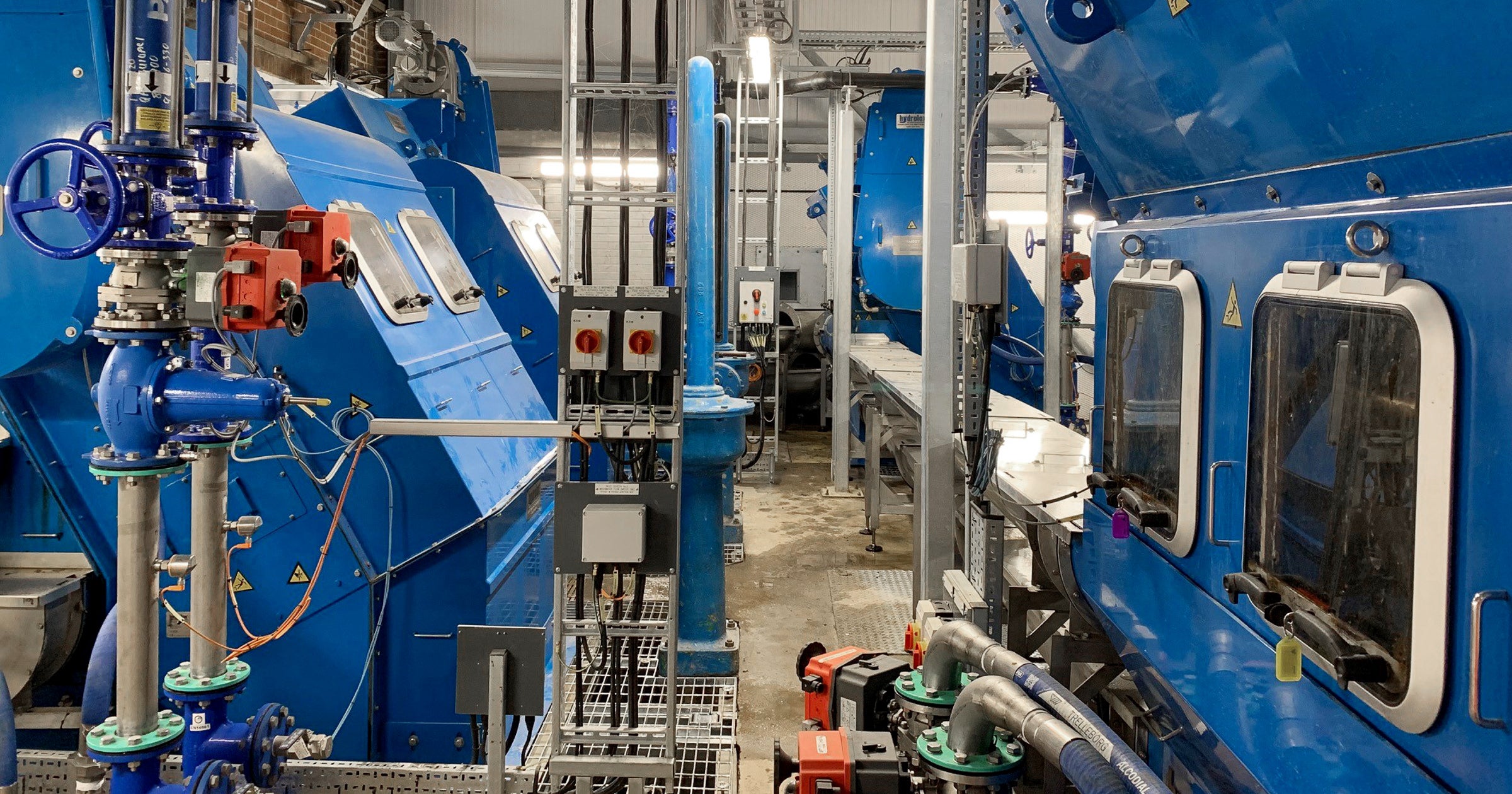 Head sections of Hydrolox water screens at Northumbrian Water–Broken Scar