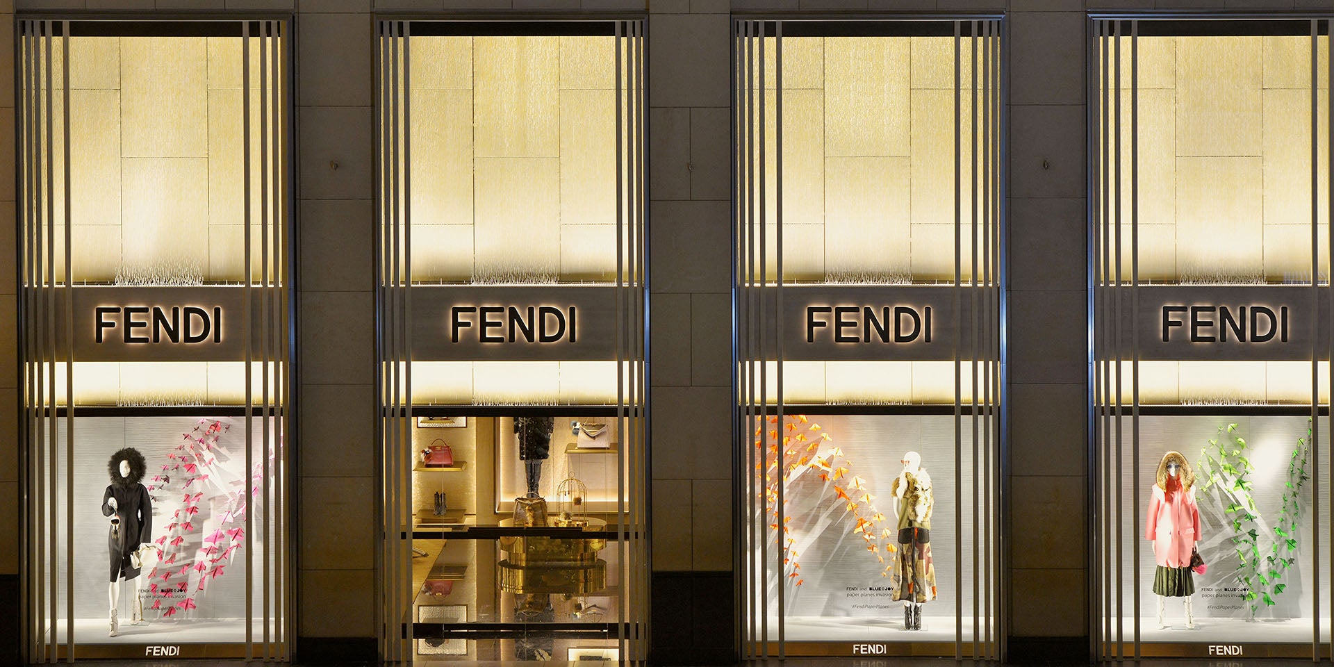 Fendi Storefront - Hong Kong, China.