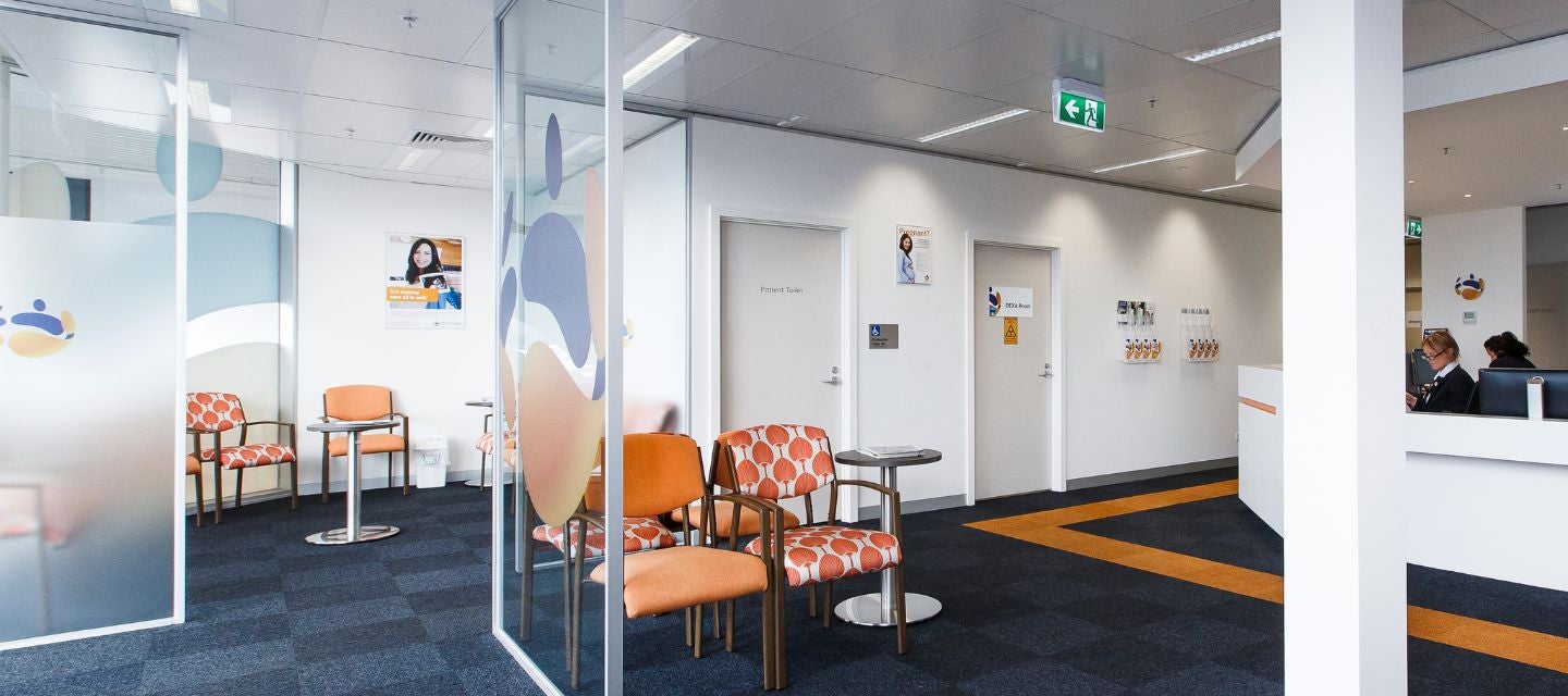 Image of a clinic waiting room