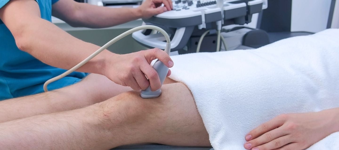 ultrasound scan of the leg