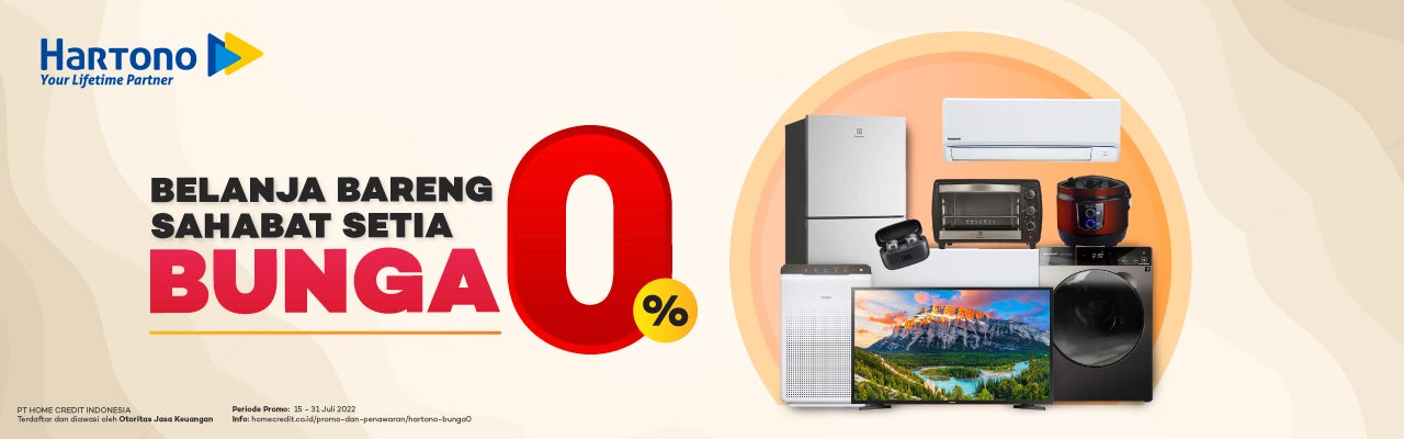 Promo Bunga 0% di Hartono Elektronika