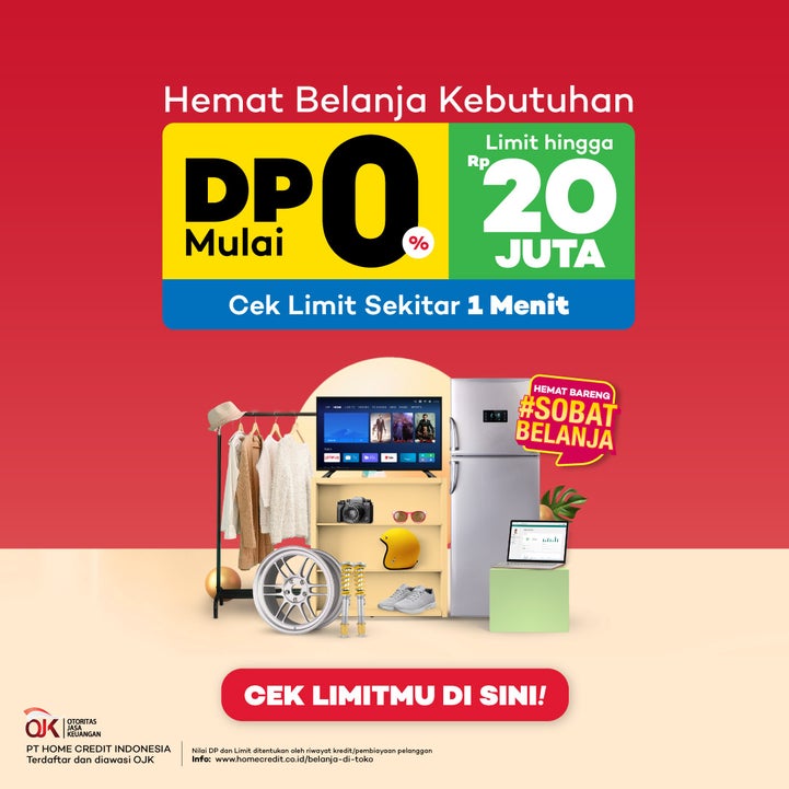 Cicilan Ringan Tanpa Beban Home Credit<script async src=