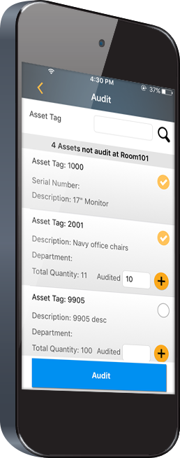 Asset Tracking App for iOS and Android