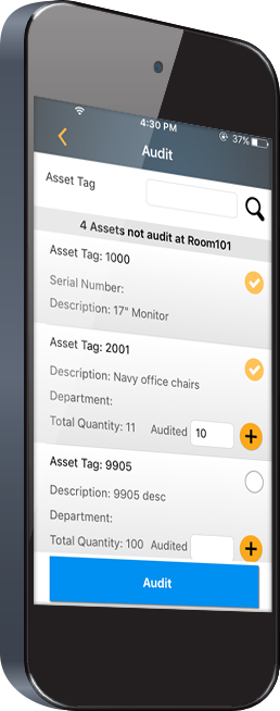 Asset Tracking App for iOS and Android