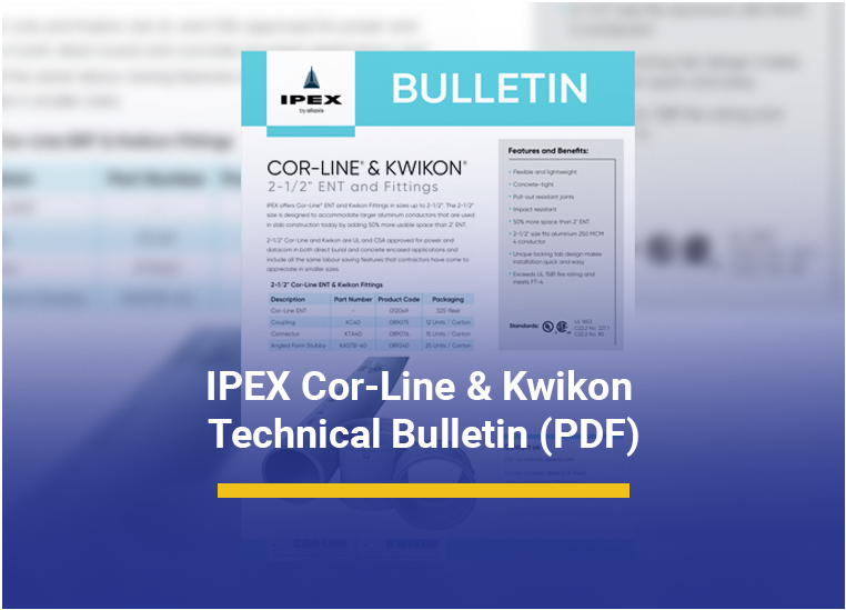IPEX Cor-Line ENT Conduit | In Stock at SESCO