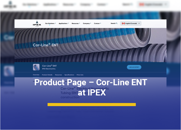 IPEX Cor-Line ENT Conduit | In Stock at SESCO