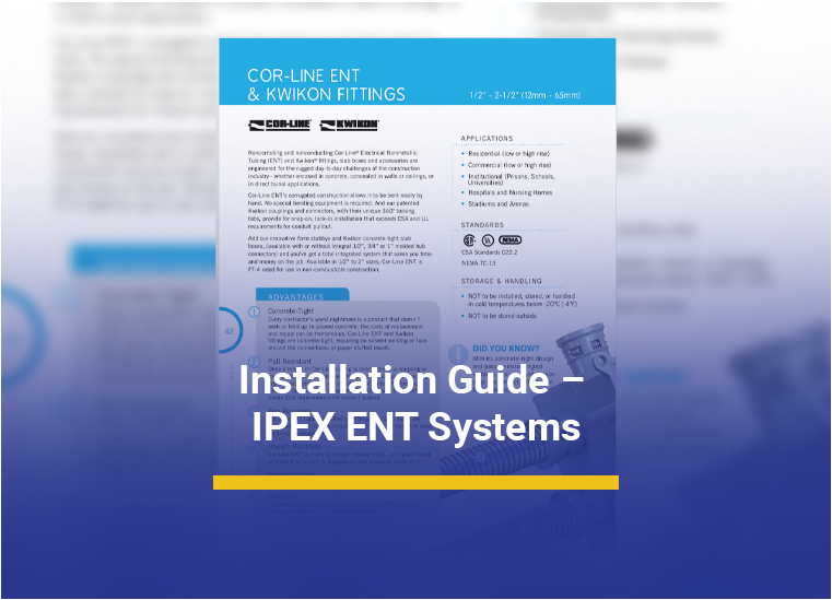 IPEX Cor-Line ENT Conduit | In Stock at SESCO