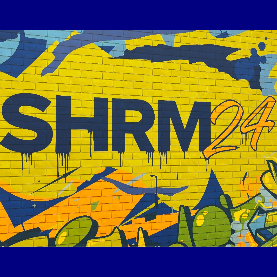One of the many examples of street art at SHRM24.