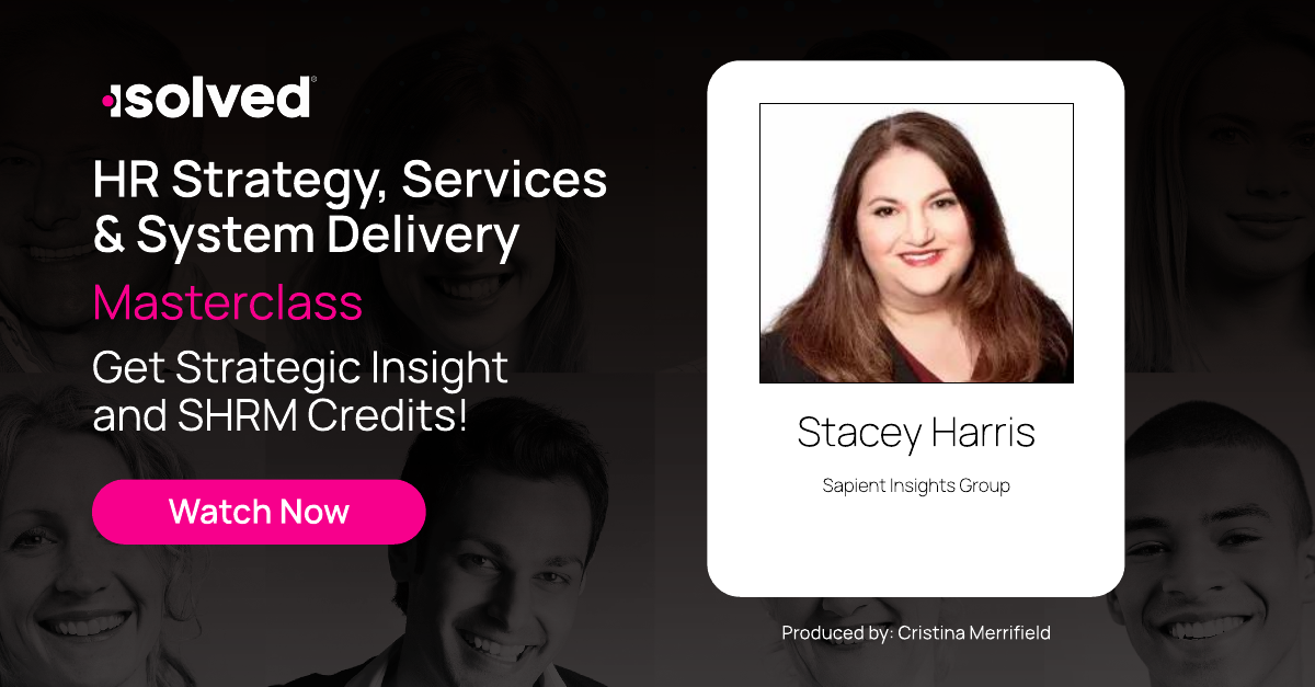 Masterclass - HR Strategy, Services & System Delivery