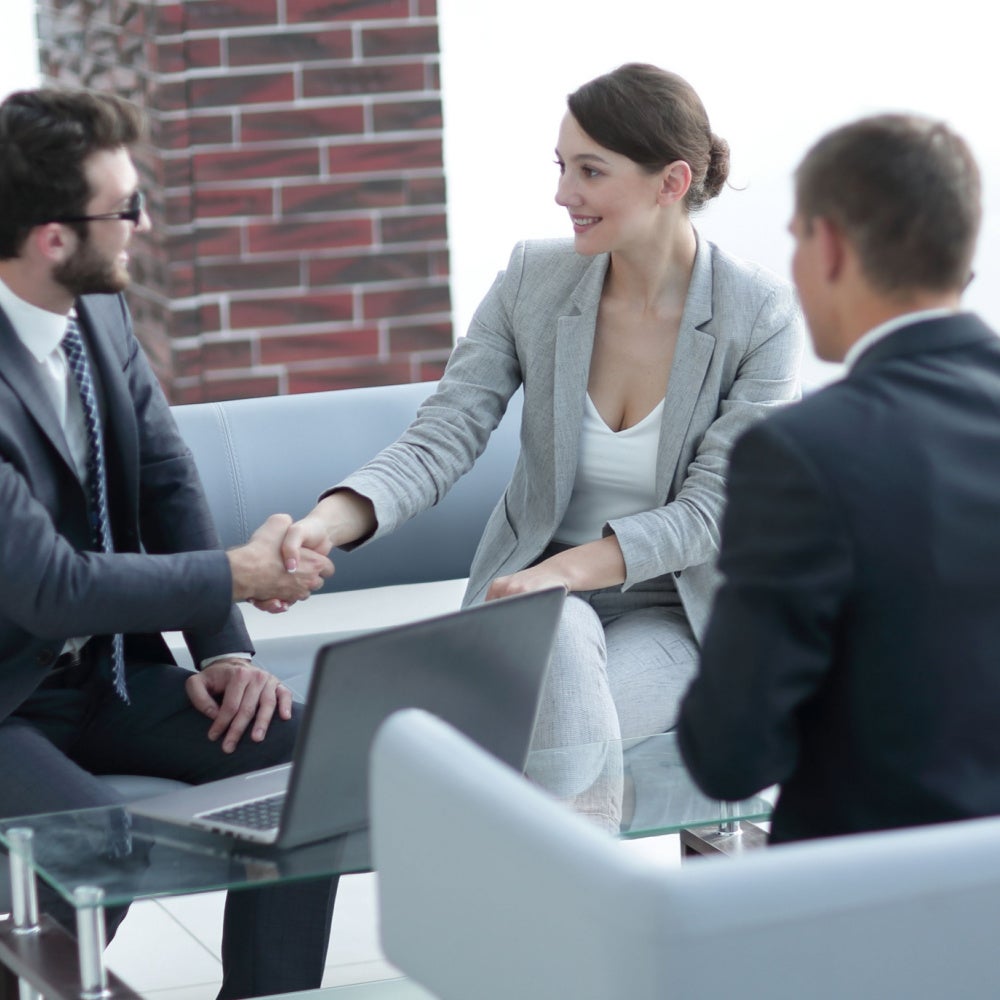 People shaking hands