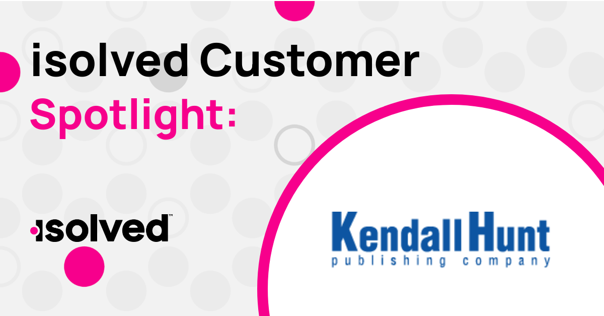 Kendall Hunt Publishing Case Study isolved HCM