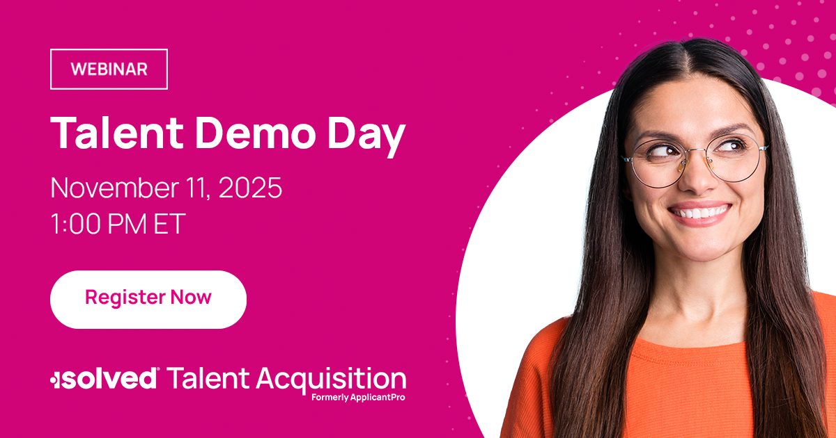 isolved webinar Talent Demo Day 2025