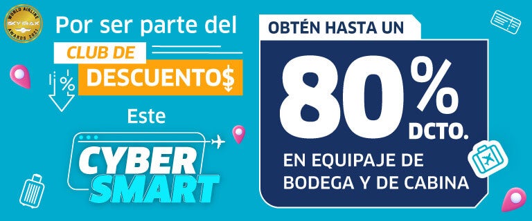 Club de Descuentos. ¡Súmate y Ahorra aún más! - Chile | JetSMART.com