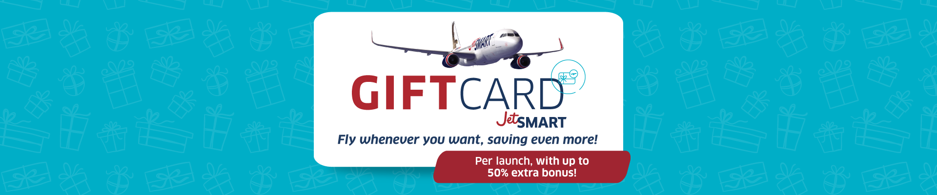 Gift Card JetSMART – Compra ahora tu Gift Card JetSMART y vuela SMART
