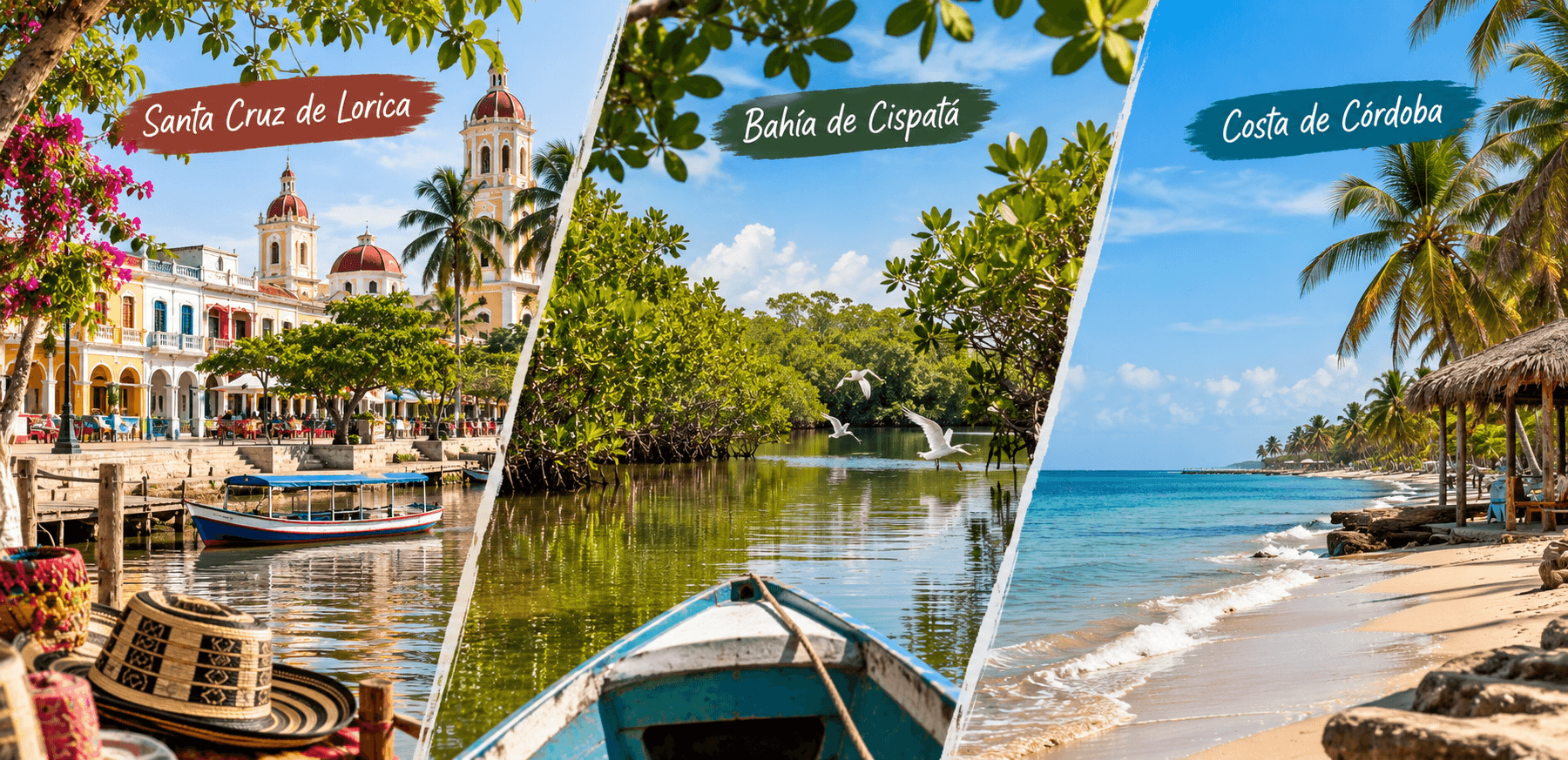 Santa Cruz de Lorica, bahía de Cispatá y playas de la costa de Córdoba, cerca de Montería, Colombia.