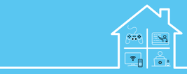 A household using G.Network full fibre internet for gaming, streaming, learning and working.