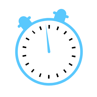 Clock Blue