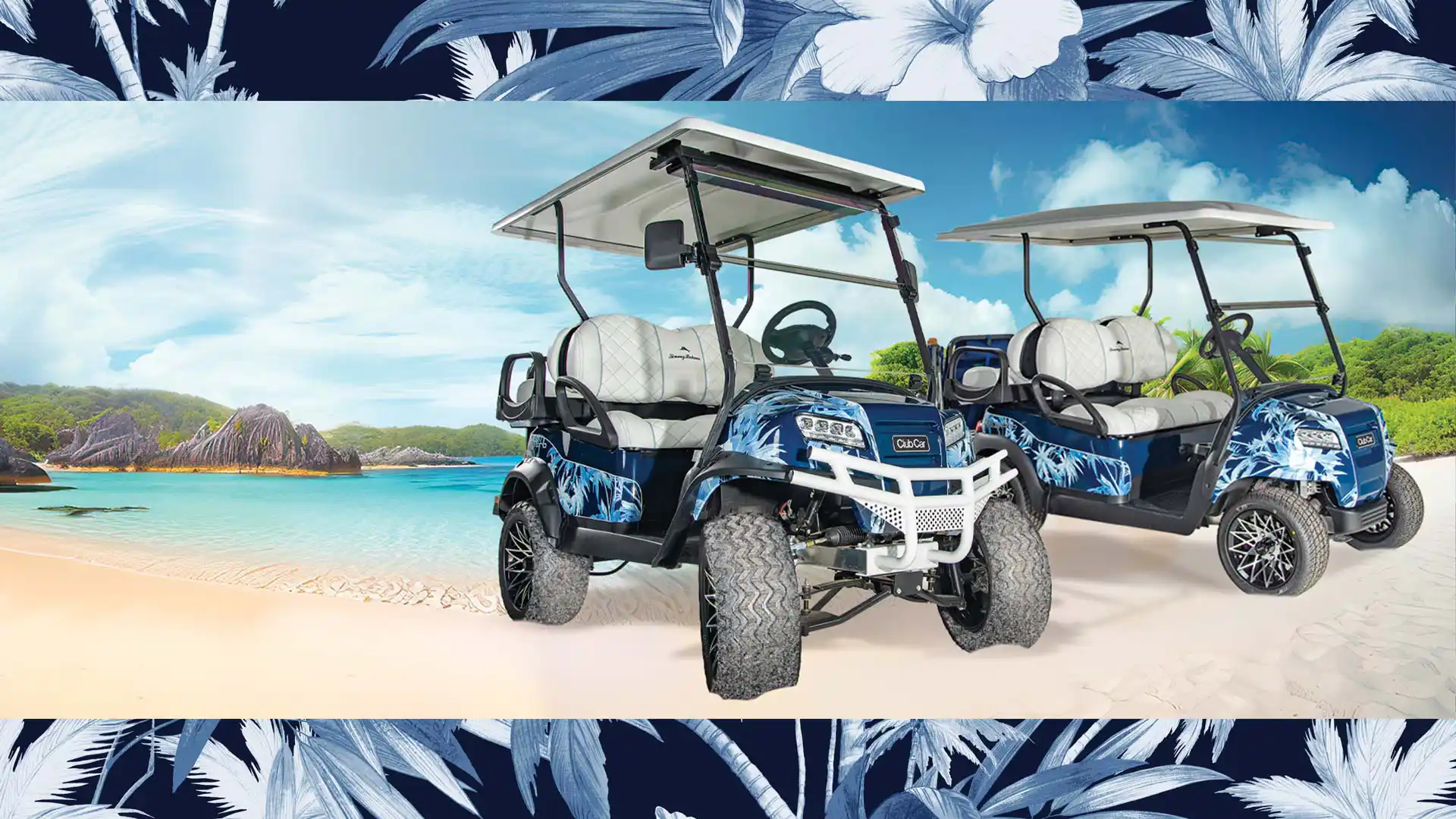 Tommy Bahama Onward Special Edition | Custom Golf Cart | Club Car