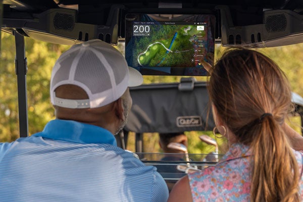 Golf cart gps screen on sale