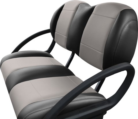 black and grey premium front seat