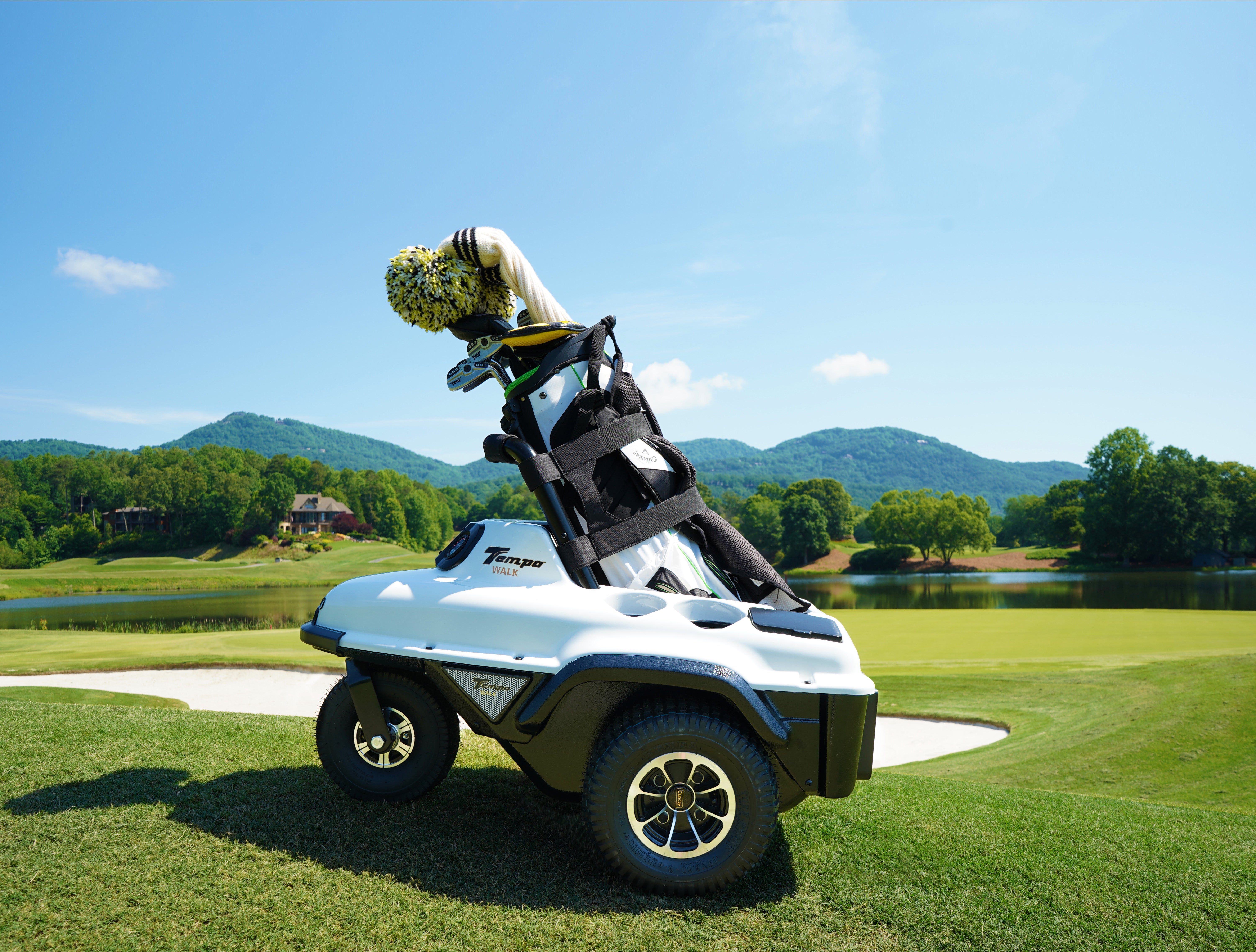 Tempo Walk Hands Free Caddie Autonomous Cart Club Car