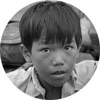 A male refugee from Vietnam.