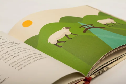 Detail ilustrácie k básni Vivci z knihy Poďte, ďity, što vam povim