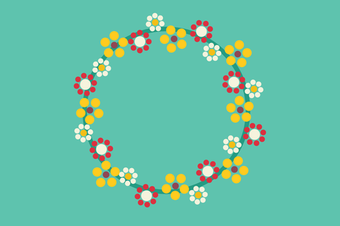 Divčatko i žebrak (grafický prvok)