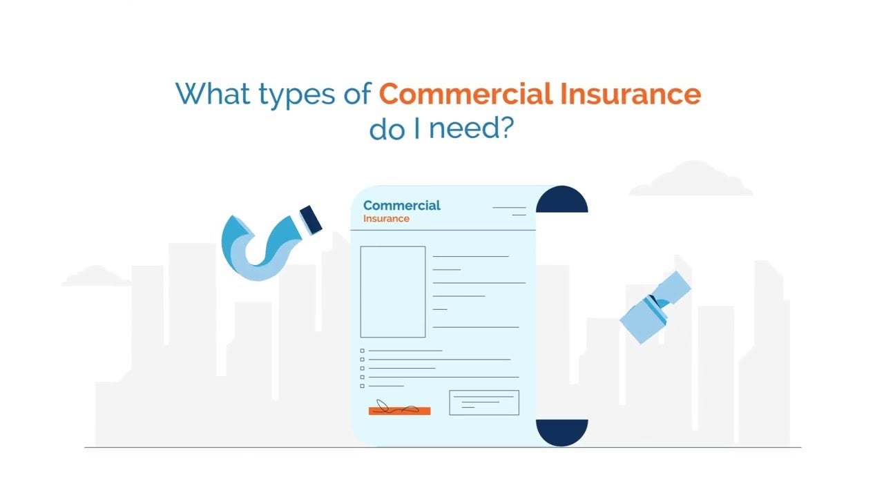 title card for video titled "What Types of Commercial Insurance Do I Need?"