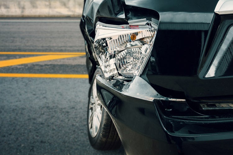 Hit and run accident on the road. Hit and run accidents in Tennessee.