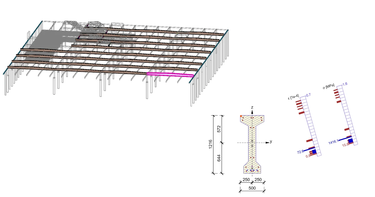 BIM link mezi programy Axis VM a IDEA StatiCa Beam