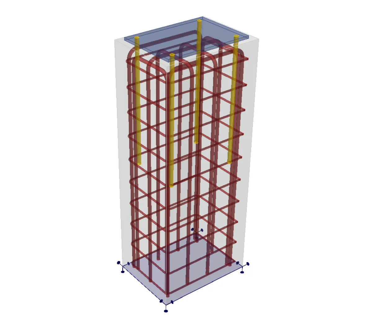 Anchoring to columns