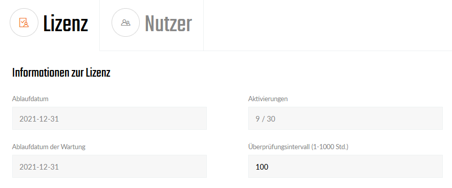 Wer nutzt die Lizenz gerade?