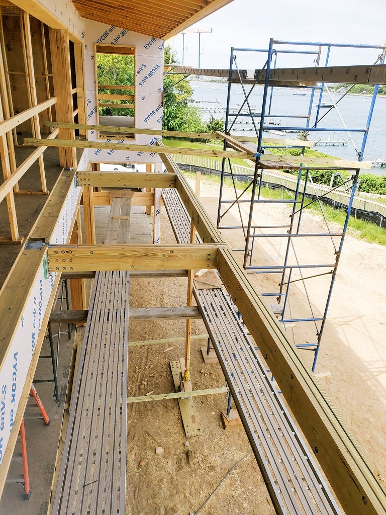 Bau eines Einfamilienhauses
