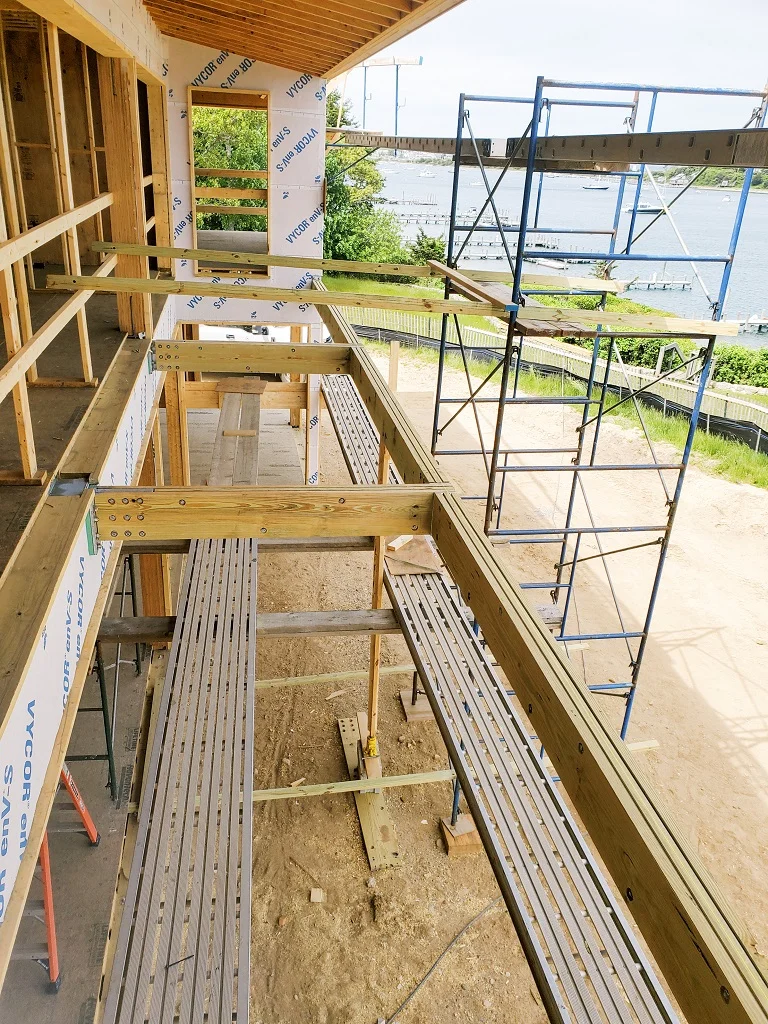 Bau eines Einfamilienhauses