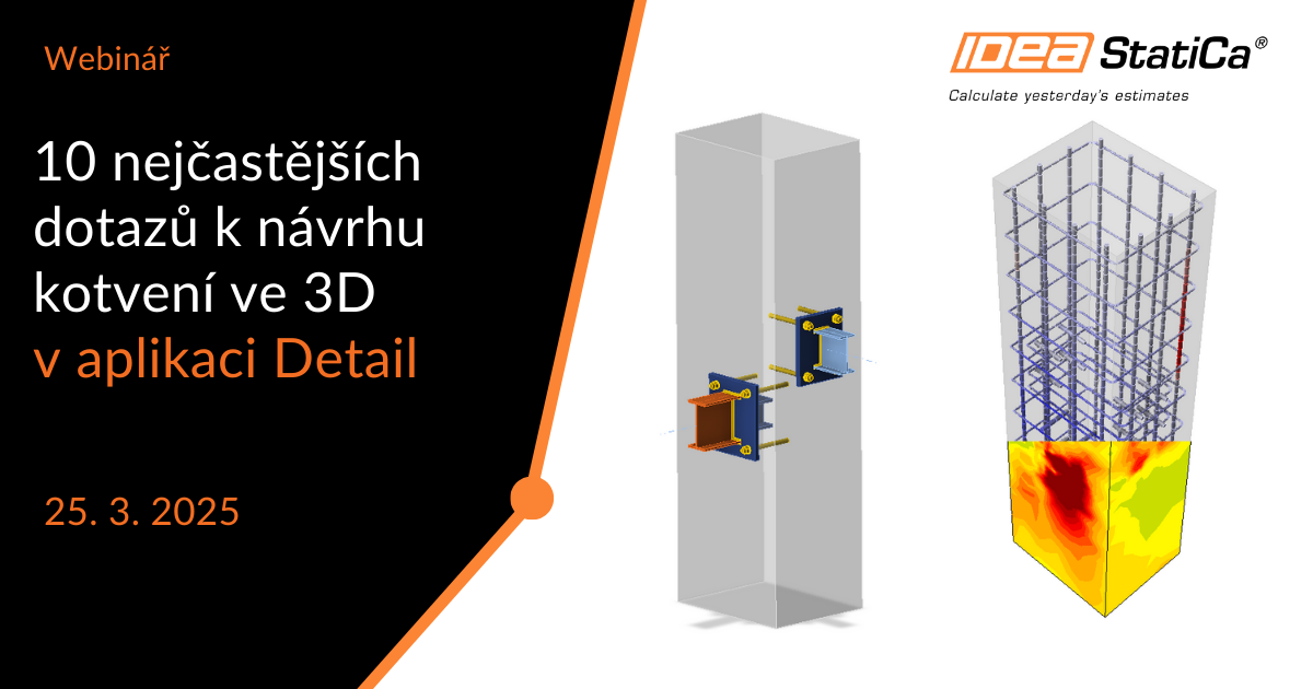 10 nejčastějších dotazů k návrhu kotvení ve 3D v aplikaci Detail