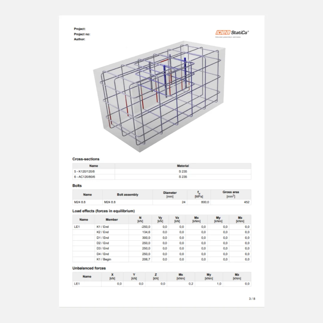 Image of anchoring structural design report
