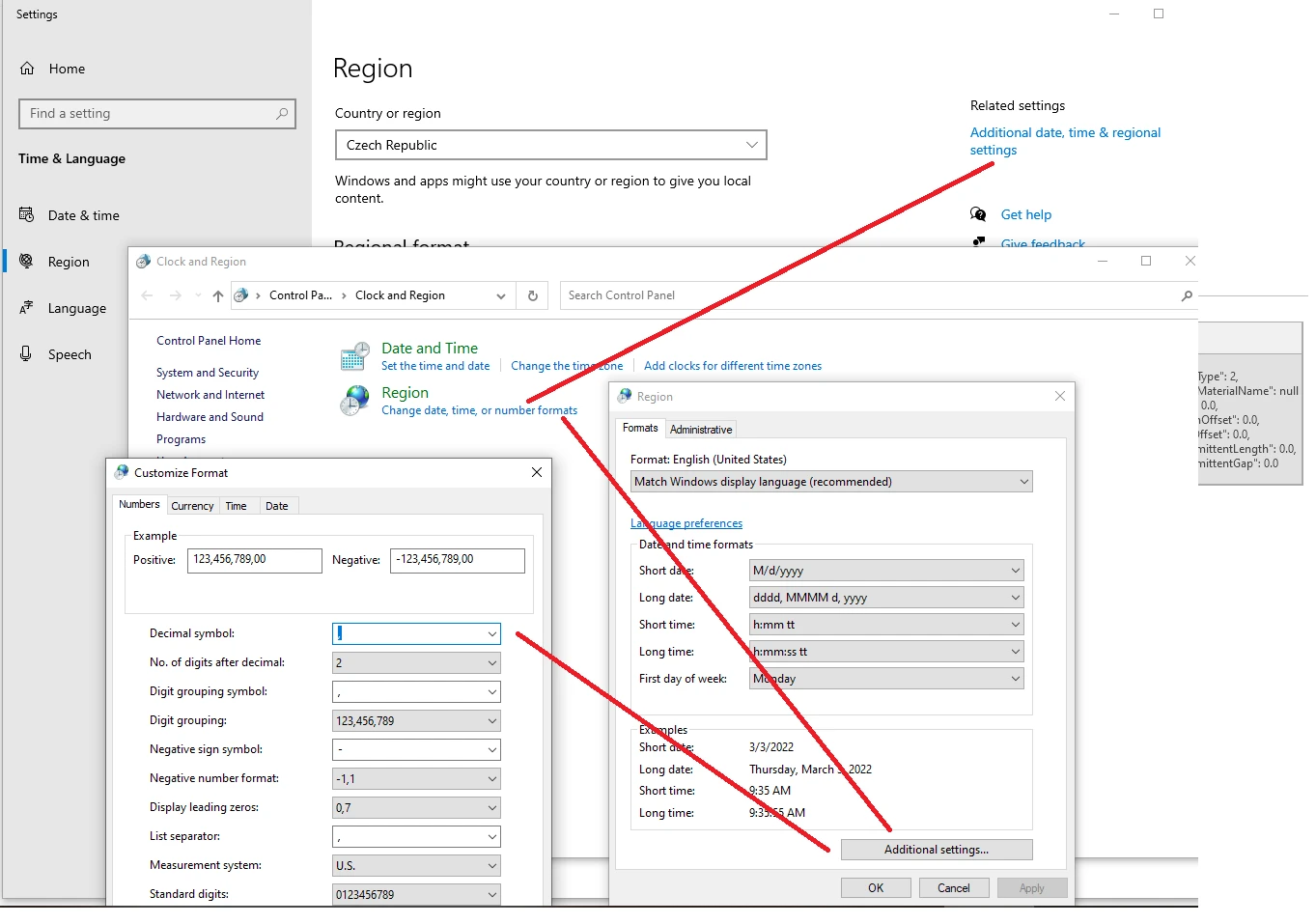 Separator dziesiętny i format daty zgodnie z ustawieniami regionalnymi systemu Windows
