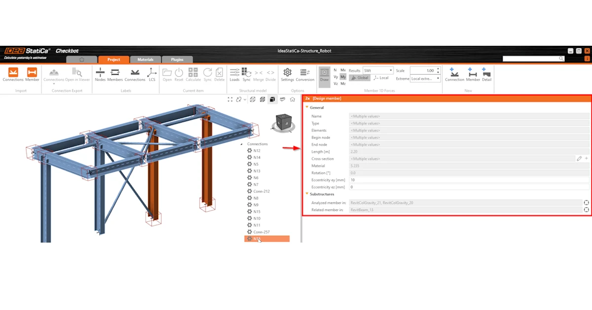 การโต้ตอบฉาก 3D และการจัดการคุณสมบัติที่ได้รับการปรับปรุงใน Checkbot