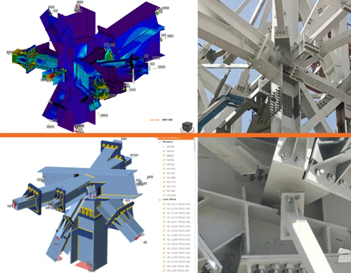 Examples of connections used in the project
