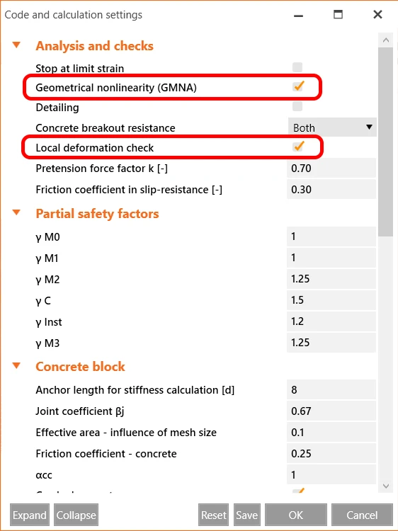 Code setup for HSS connections