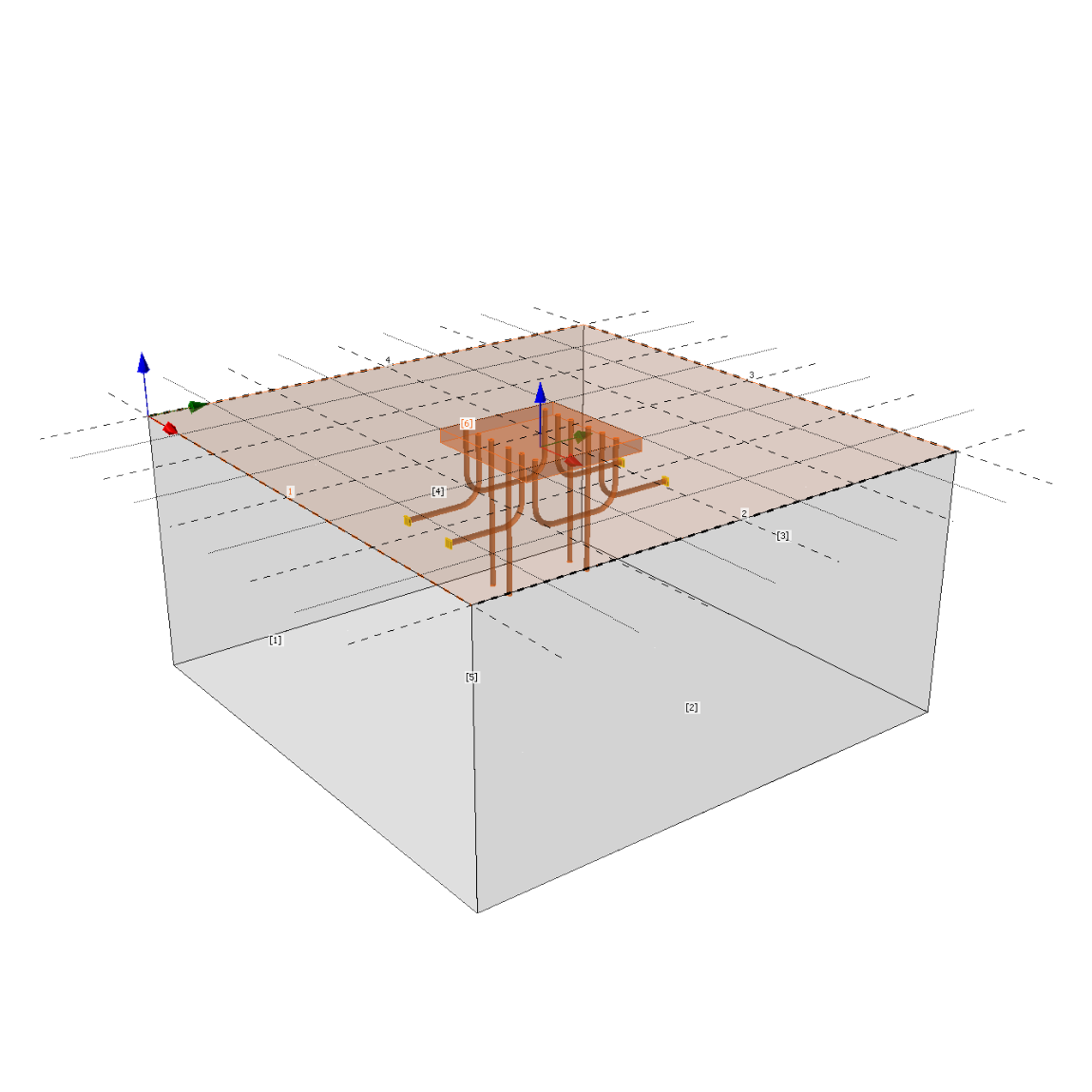Example of cast-in plate anchoring for structural engineer