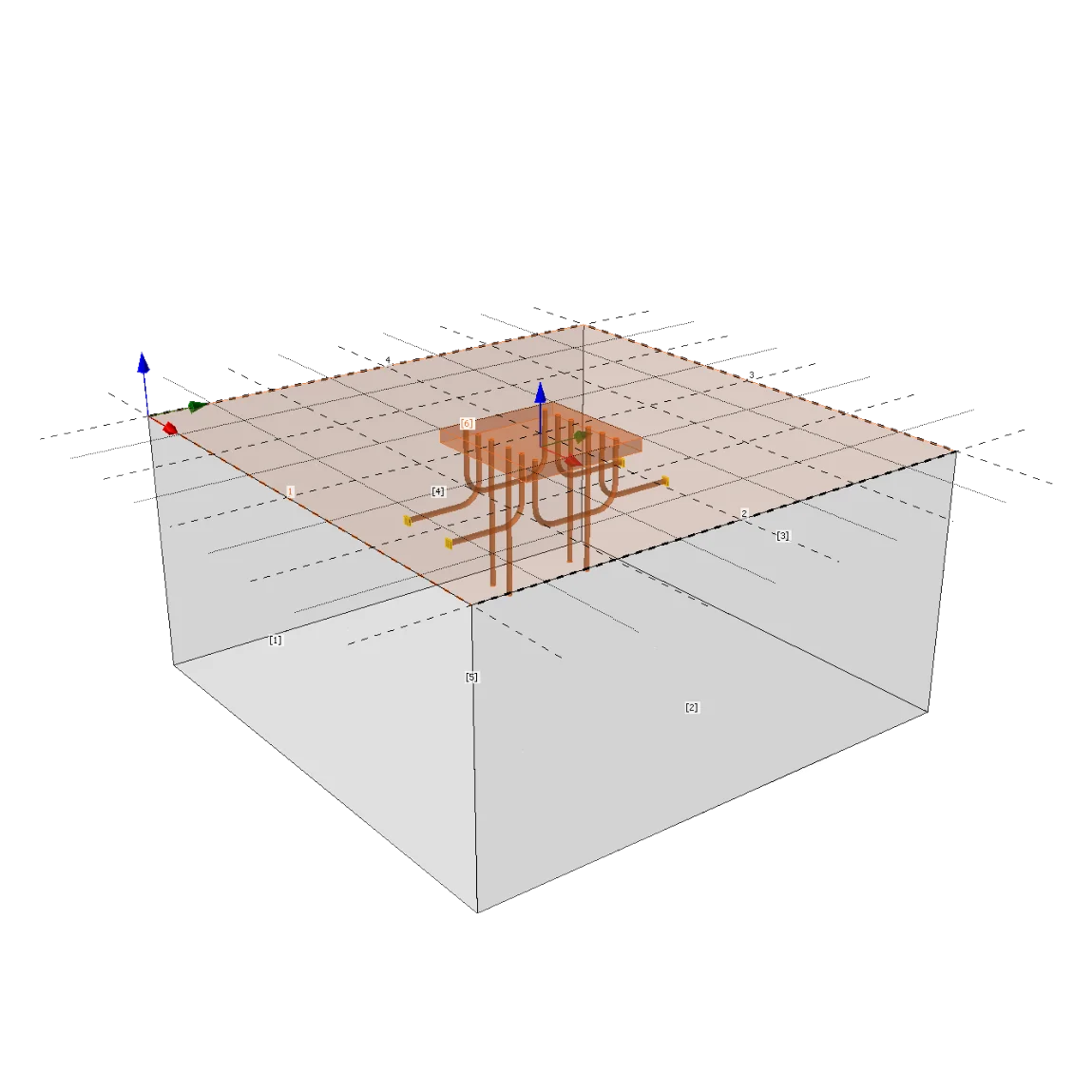 Example of cast-in plate anchoring for structural engineer
