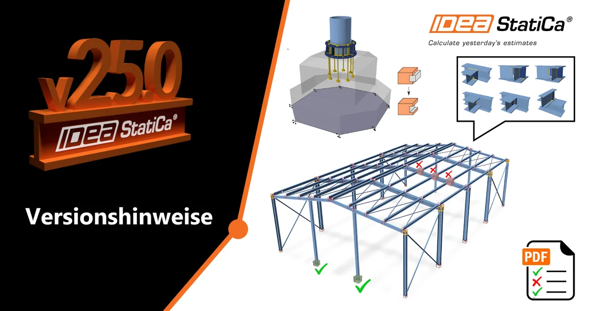 Versionshinweise IDEA StatiCa 25.0