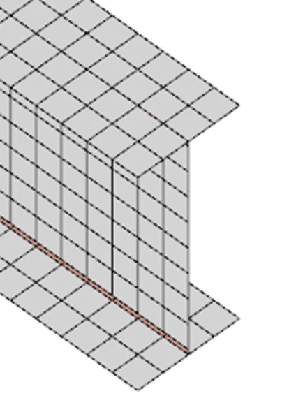 IDEA StatiCa Connection theoretical background for the advanced structural design of steel connections. Structural design of welded and bolted steel connections. Description of shell elements used in CBFEM and mesh convergence.