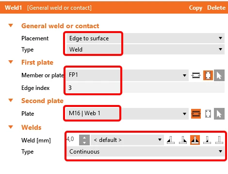 AxisVM-Welds