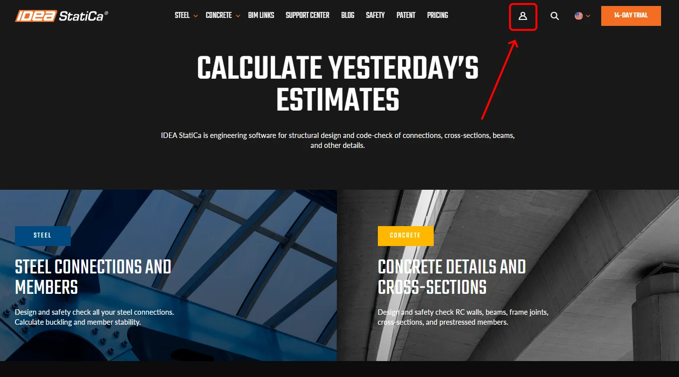 Experience the IDEA StatiCa User portal
