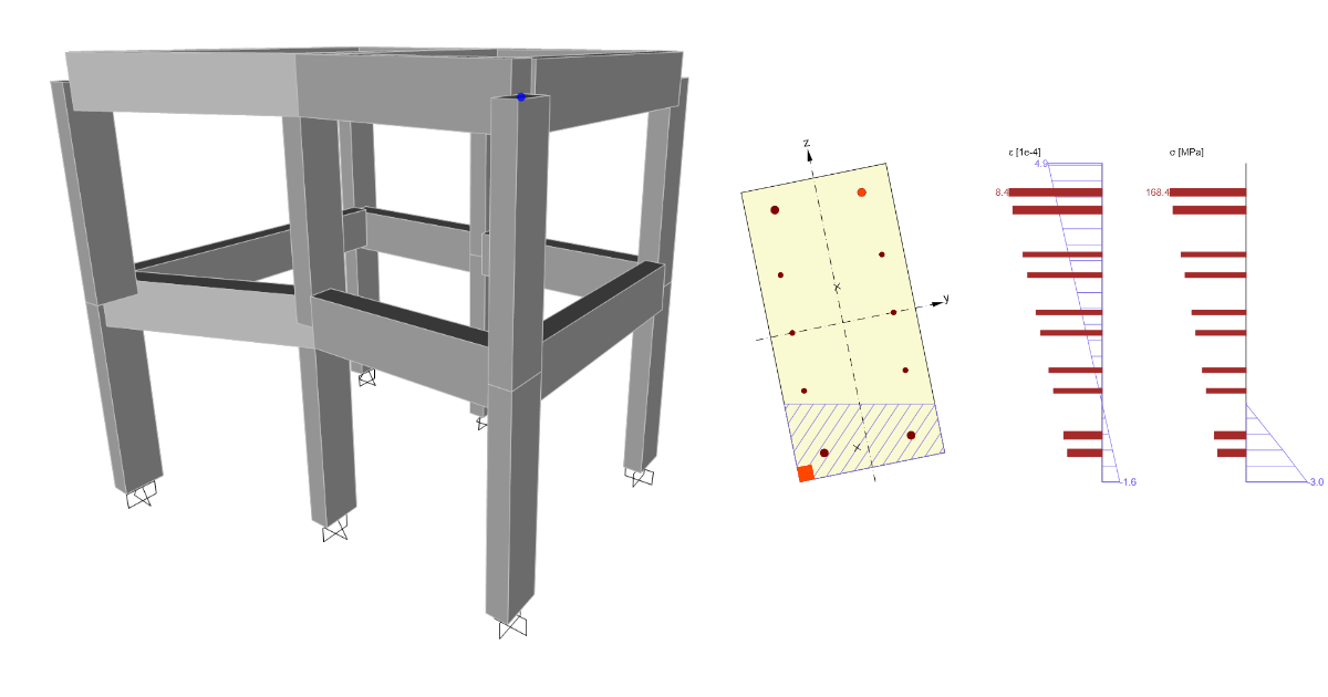 SAP2000 BIM link pentru proiectarea structurală din beton (EN)