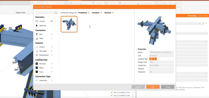 creating templates to cut down time on steel connections