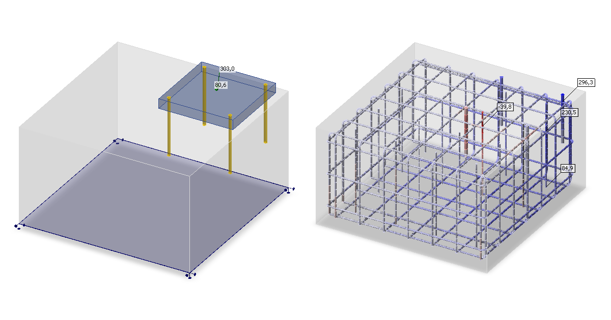 Ancoraggio con carico eccentrico in Detail 3D